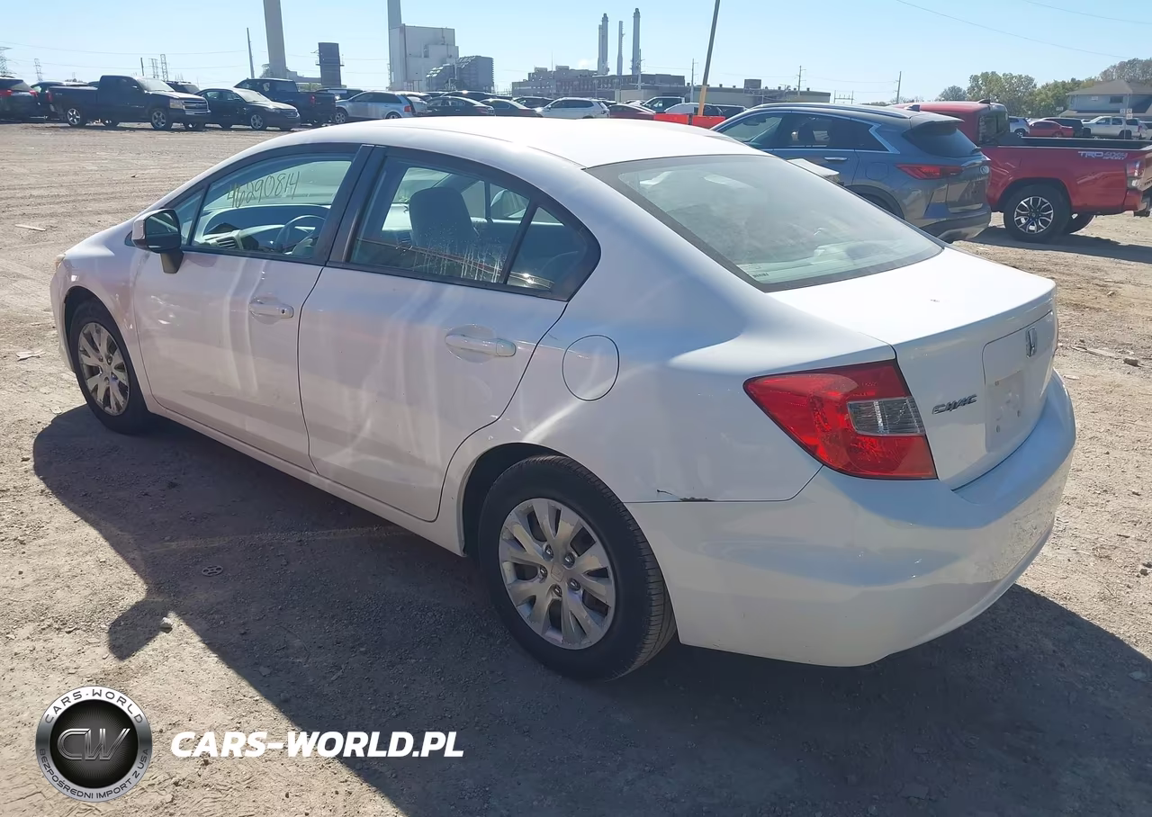 2012 Honda Civic Lx VIN:19XFB2F51CE037296 - 3