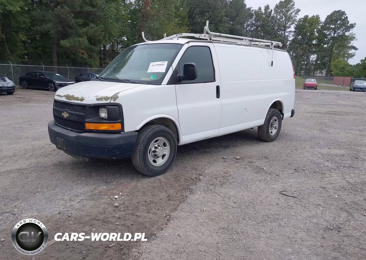 2013 Chevrolet Express 2500 Work Van VIN:1GCWGFBAXD1133105 - 2