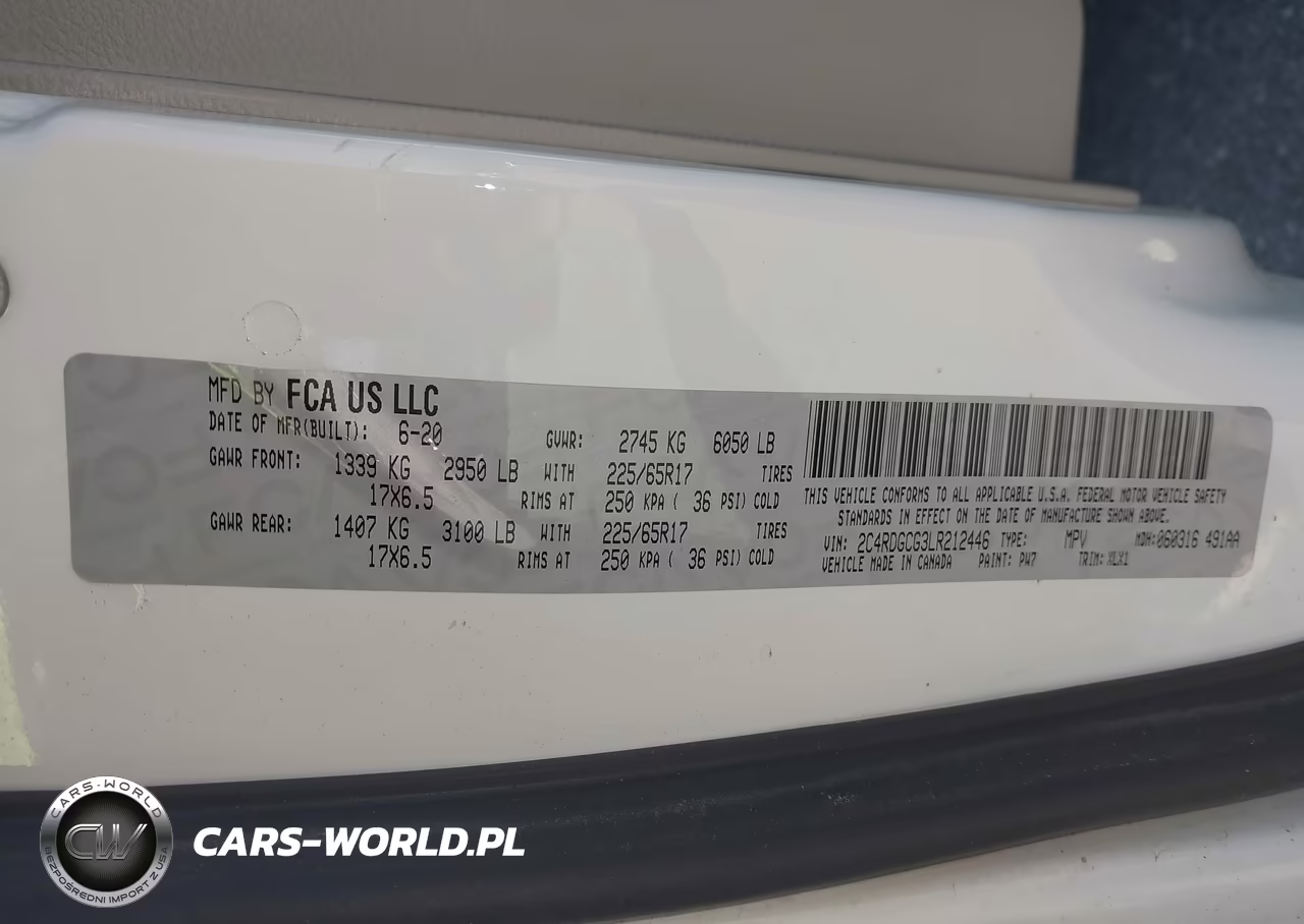 2020 Dodge Grand Caravan Sxt VIN:2C4RDGCG3LR212446 - 9