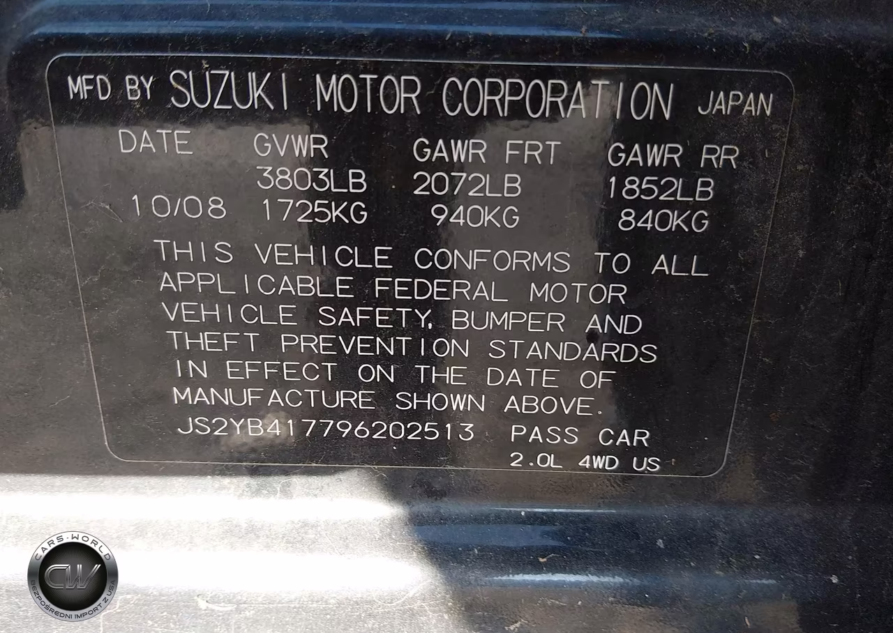 2009 Suzuki Sx4 Touring VIN:JS2YB417796202513 - 9
