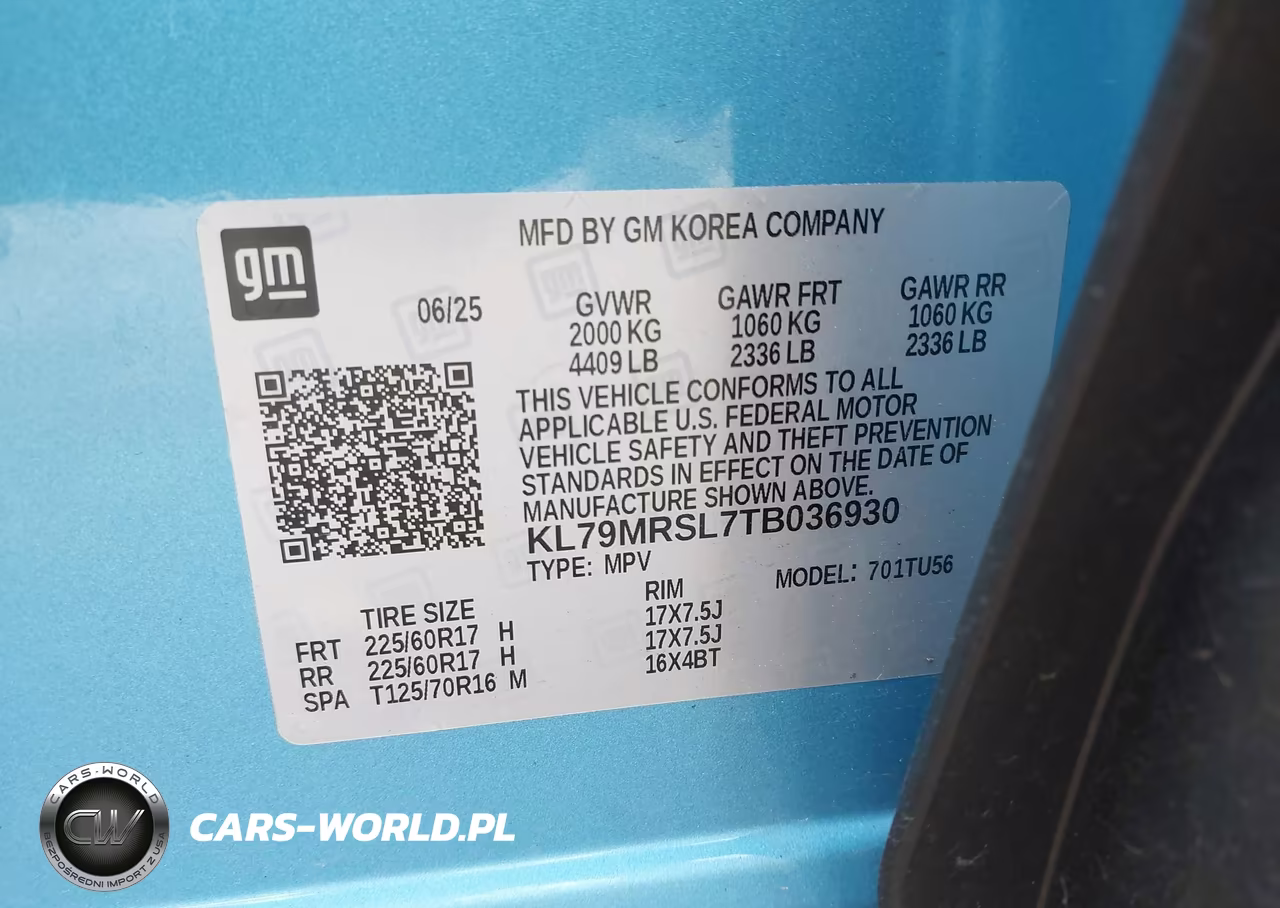 2026 Chevrolet Trailblazer Awd Lt VIN:KL79MRSL7TB036930 - 9