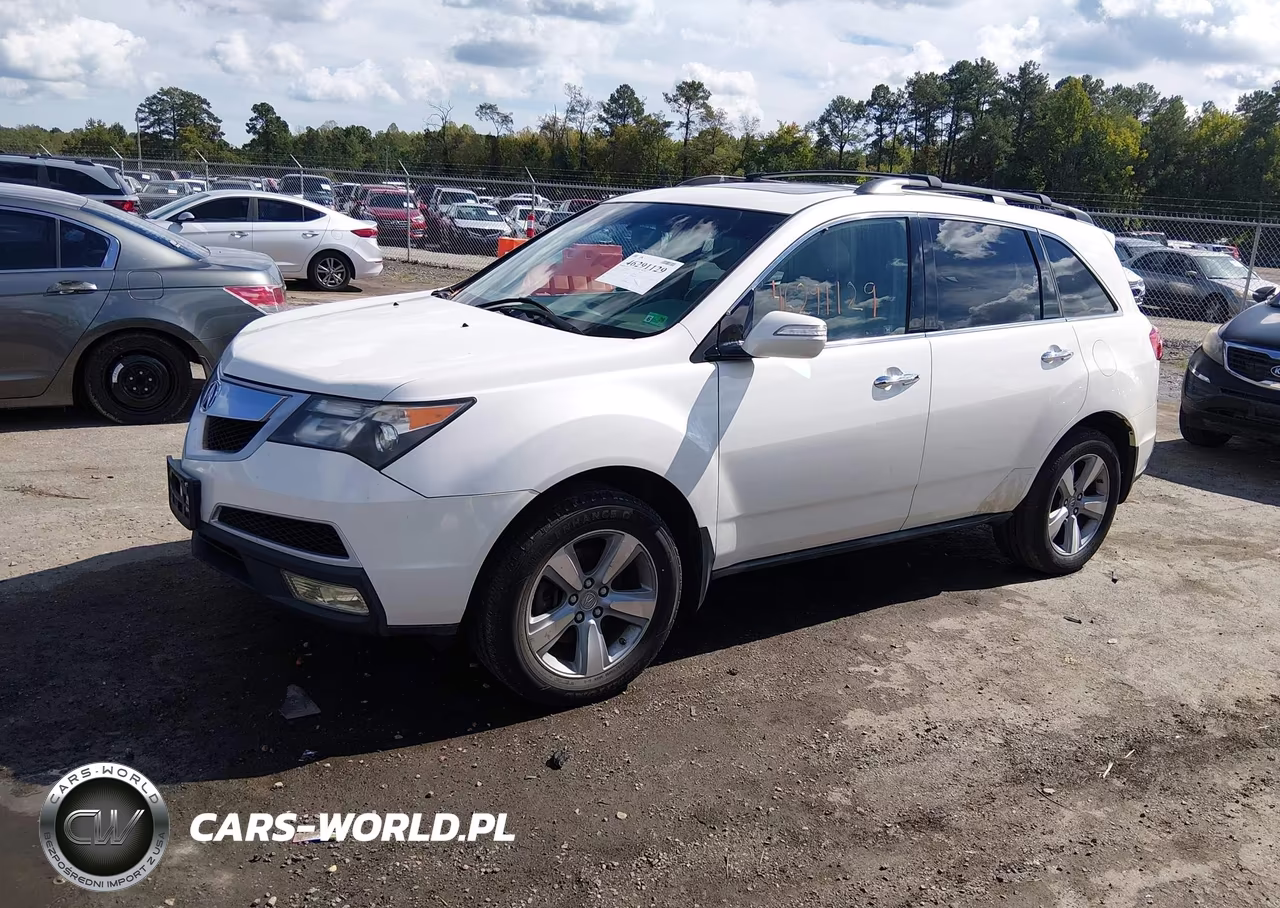 2011 Acura Mdx VIN:2HNYD2H25BH516548 - 2