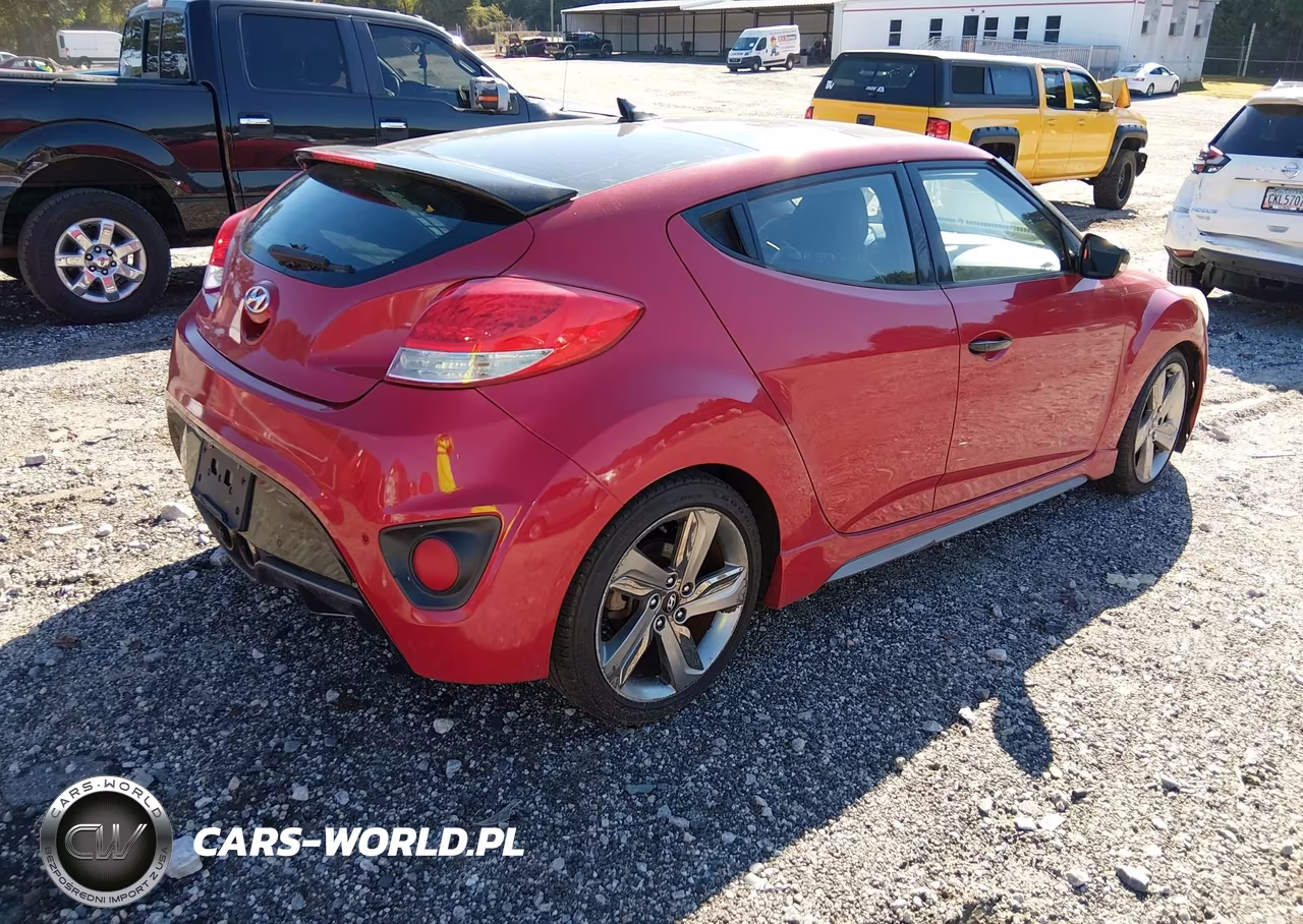2013 Hyundai Veloster Turbo W-Black VIN:KMHTC6AEXDU095789 - 4