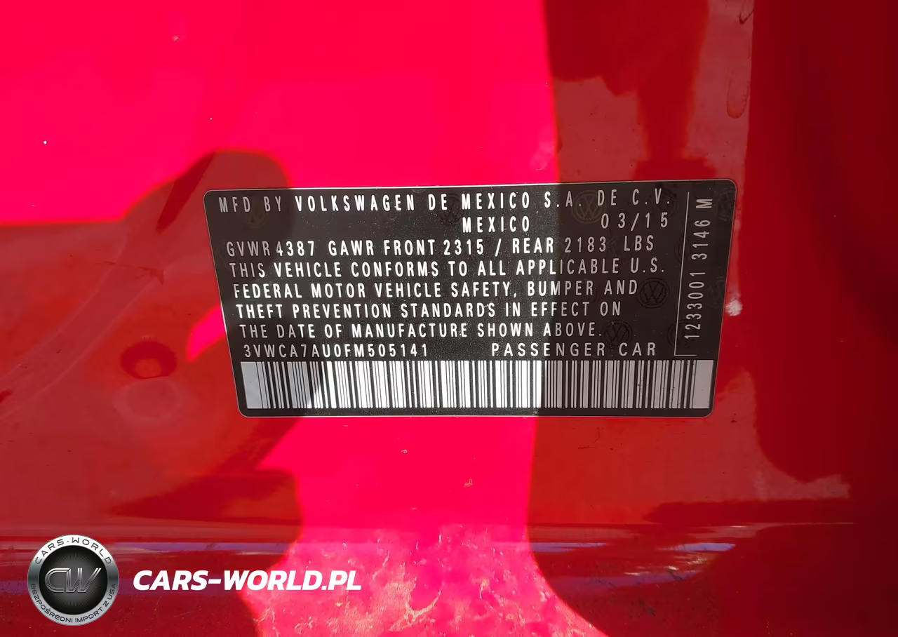 2015 Volkswagen Golf Sportwagen Tdi Se 4-Door VIN:3VWCA7AU0FM505141 - 9
