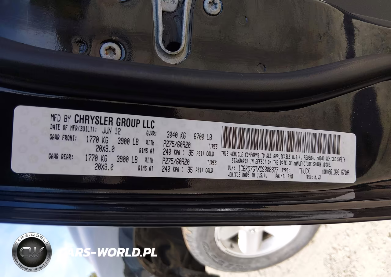 2012 Ram 1500 Slt VIN:1C6RD7GTXCS308877 - 9