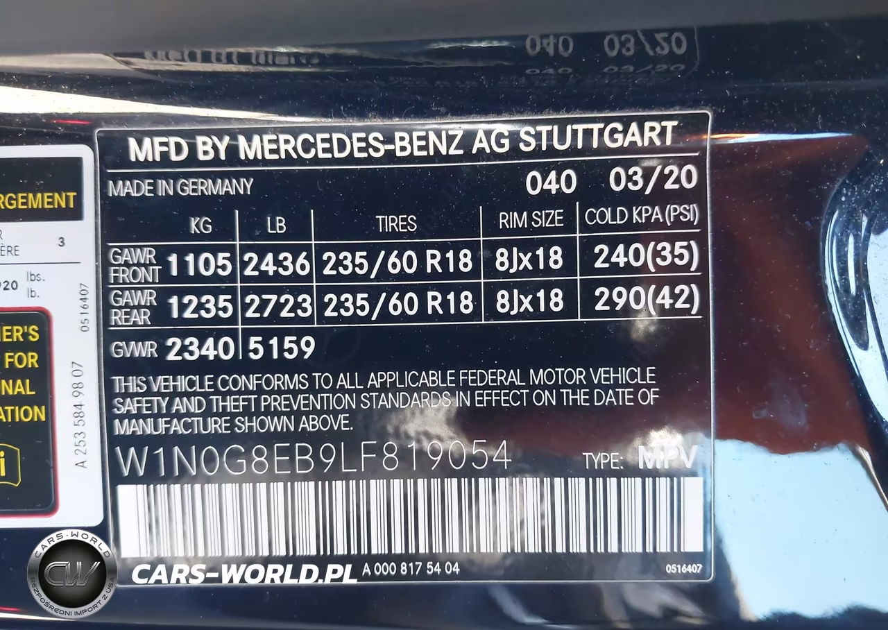 2020 Mercedes-Benz Glc 300 4Matic VIN:W1N0G8EB9LF819054 - 9