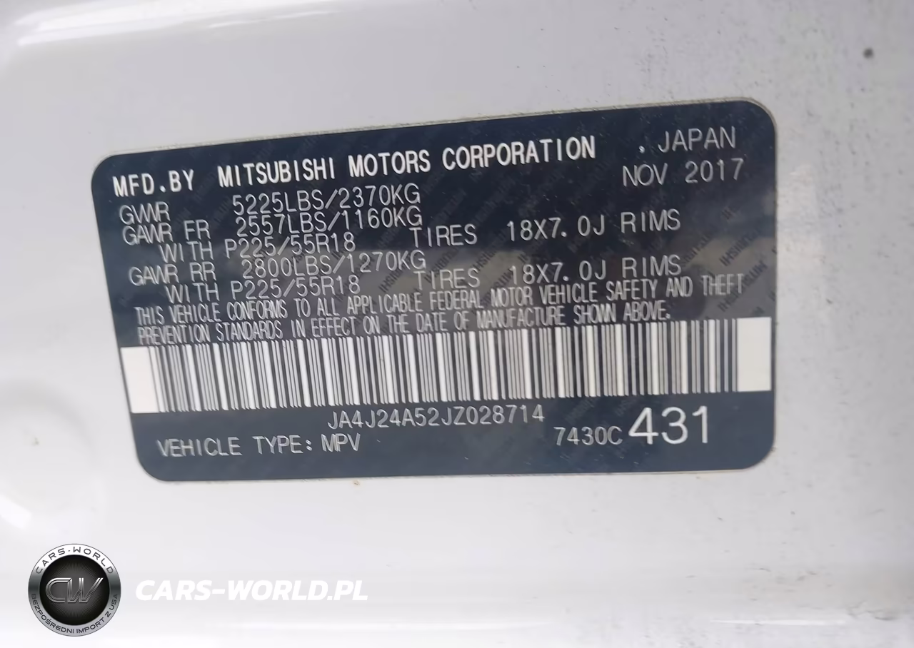 2018 Mitsubishi Outlander Phev Sel VIN:JA4J24A52JZ028714 - 9
