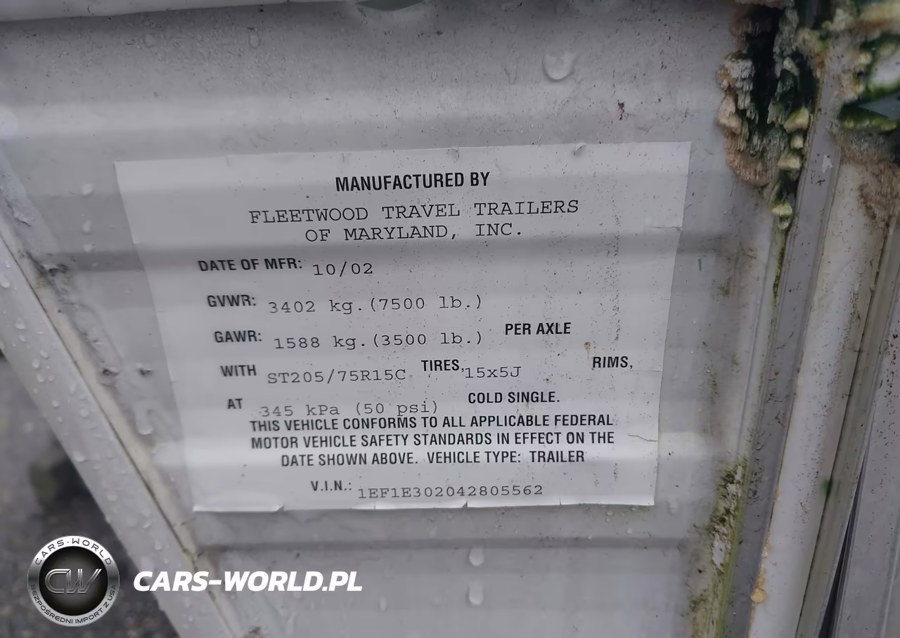 2004 Fleetwood Other VIN:1EF1E302042805562 - 9