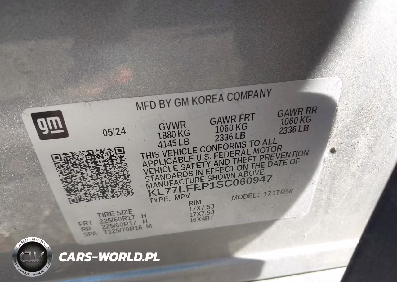 2025 Chevrolet Trax Fwd Ls VIN:KL77LFEP1SC060947 - 9