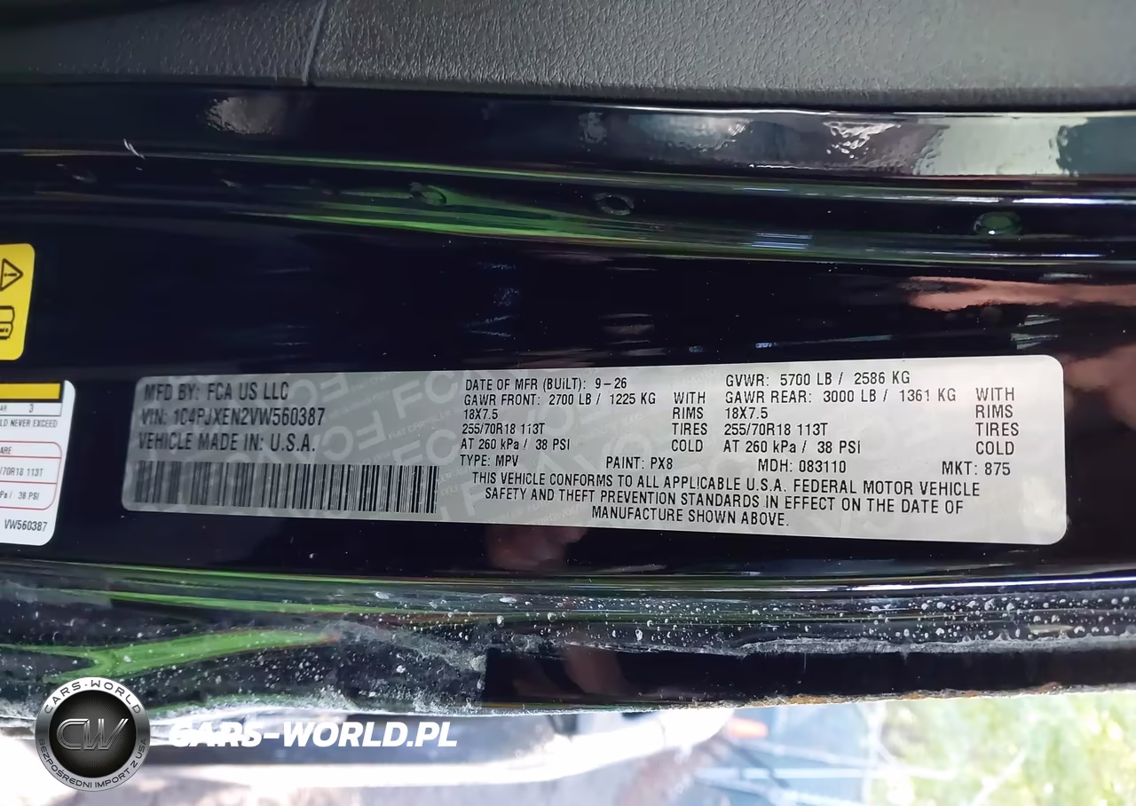 2027 Jeep Wrangler VIN:1C4PJXEN2VW560387 - 9