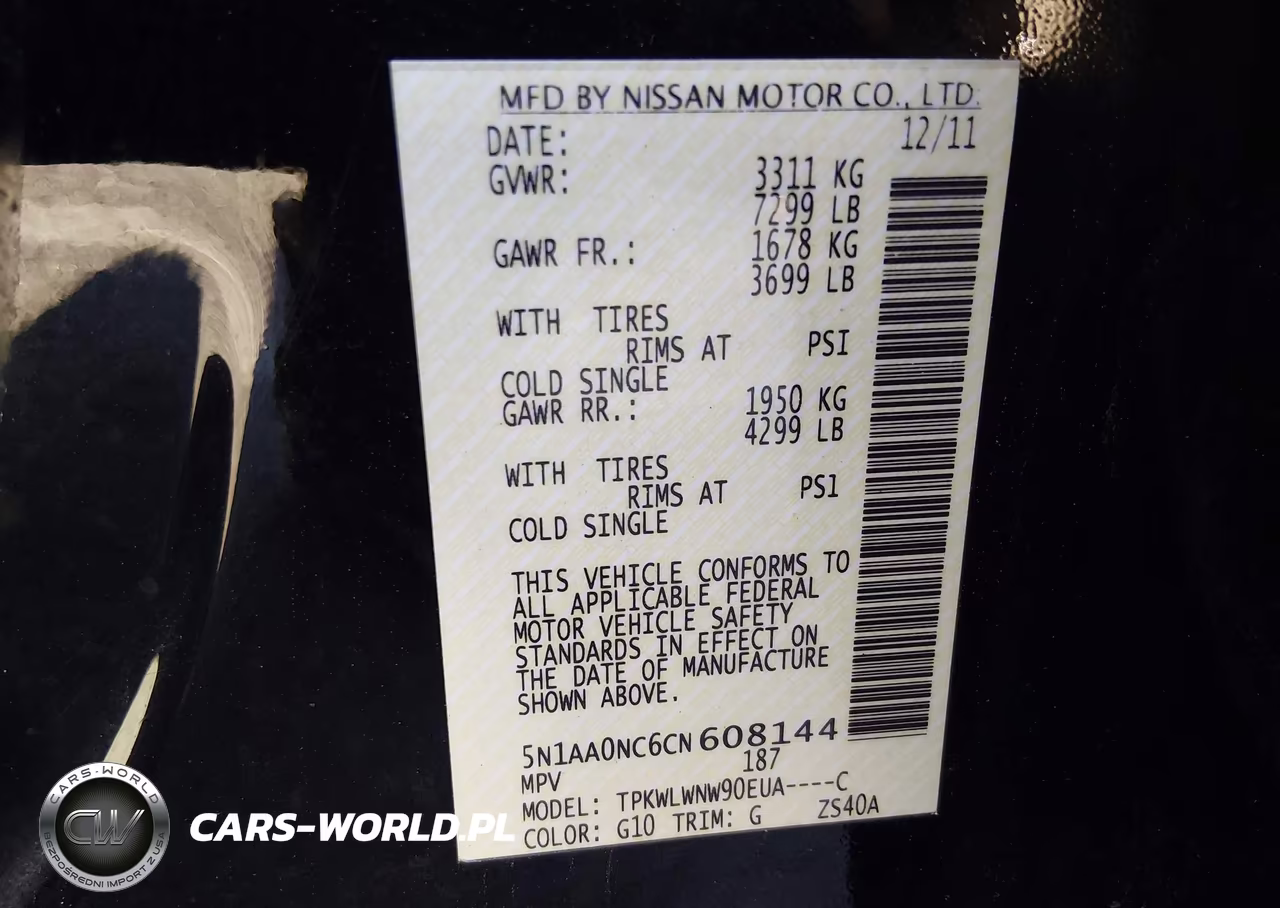 2012 Nissan Armada Platinum VIN:5N1AA0NC6CN608144 - 9