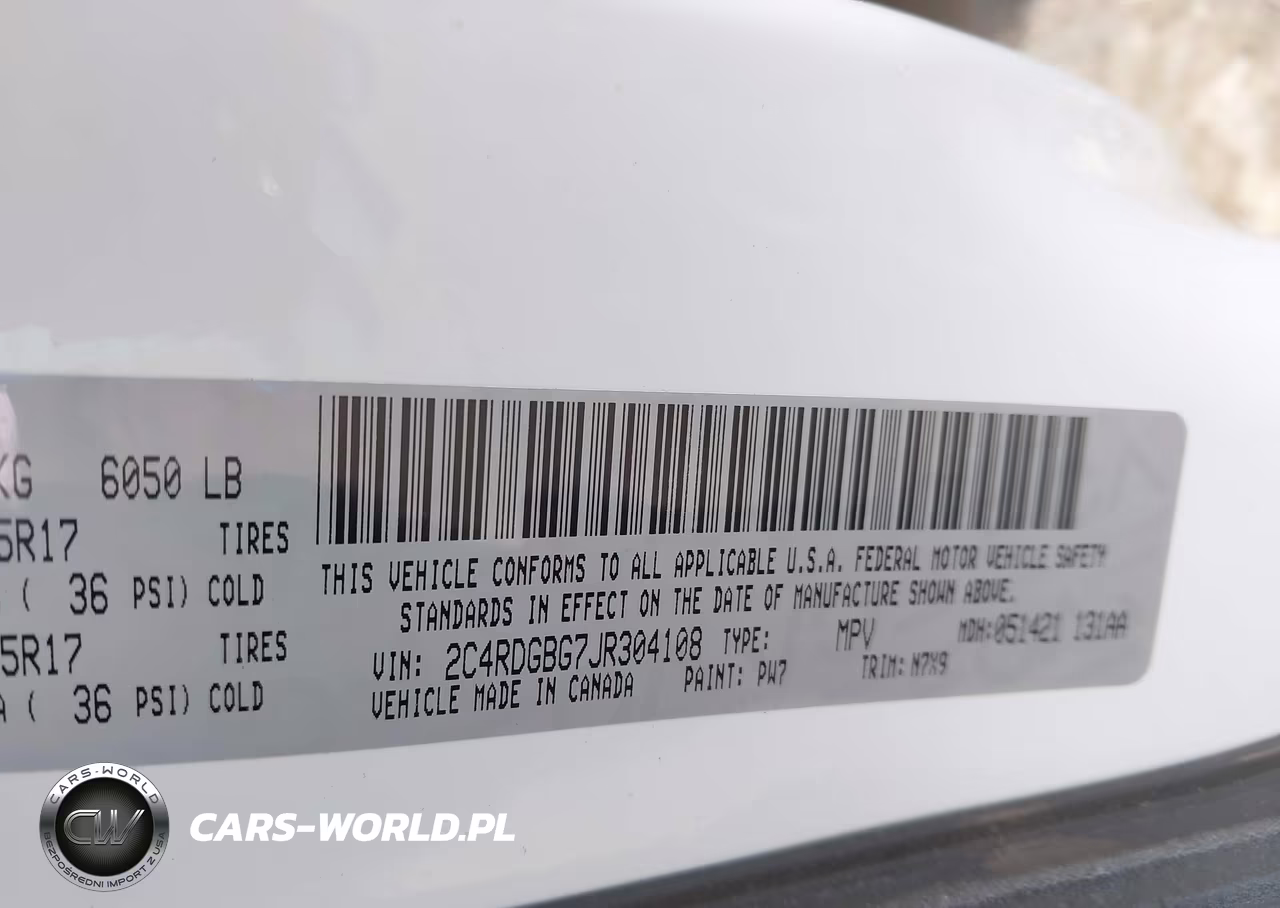 2018 Dodge Grand Caravan Se Plus VIN:2C4RDGBG7JR304108 - 9
