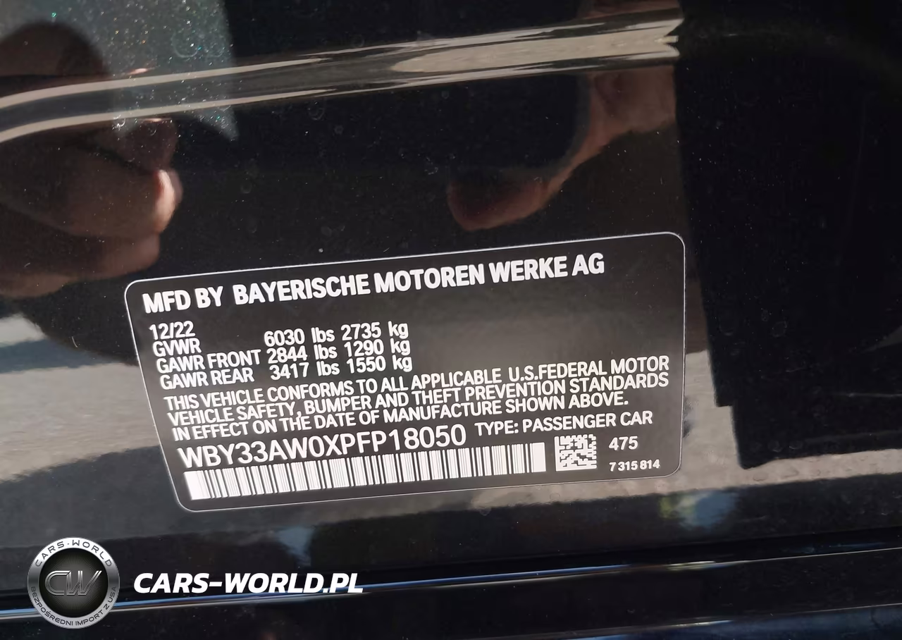 2023 BMW I4 M50 VIN:WBY33AW0XPFP18050 - 9