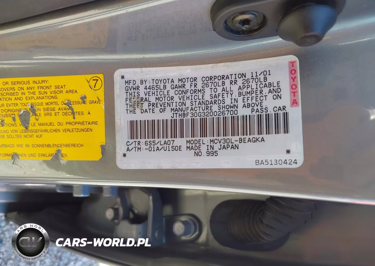 2002 Lexus Es 300 VIN:JTHBF30G320026700 - 9