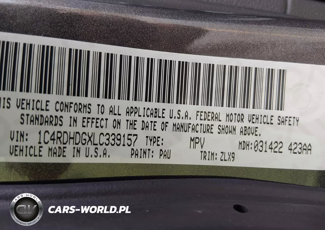 2020 Dodge Durango Gt Plus Rwd VIN:1C4RDHDGXLC339157 - 9
