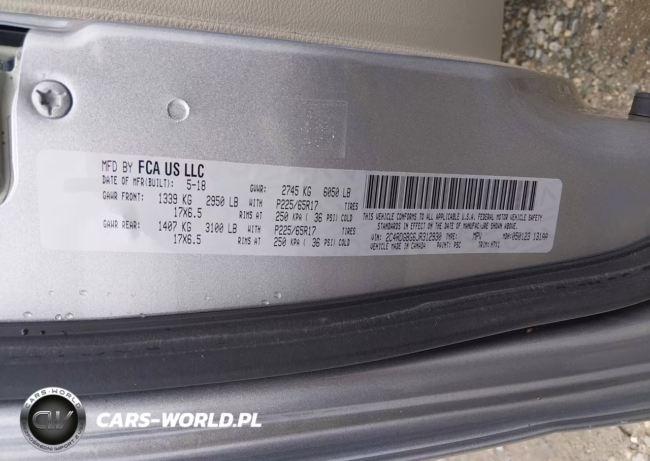 2018 Dodge Grand Caravan Se VIN:2C4RDGBG6JR312930 - 9