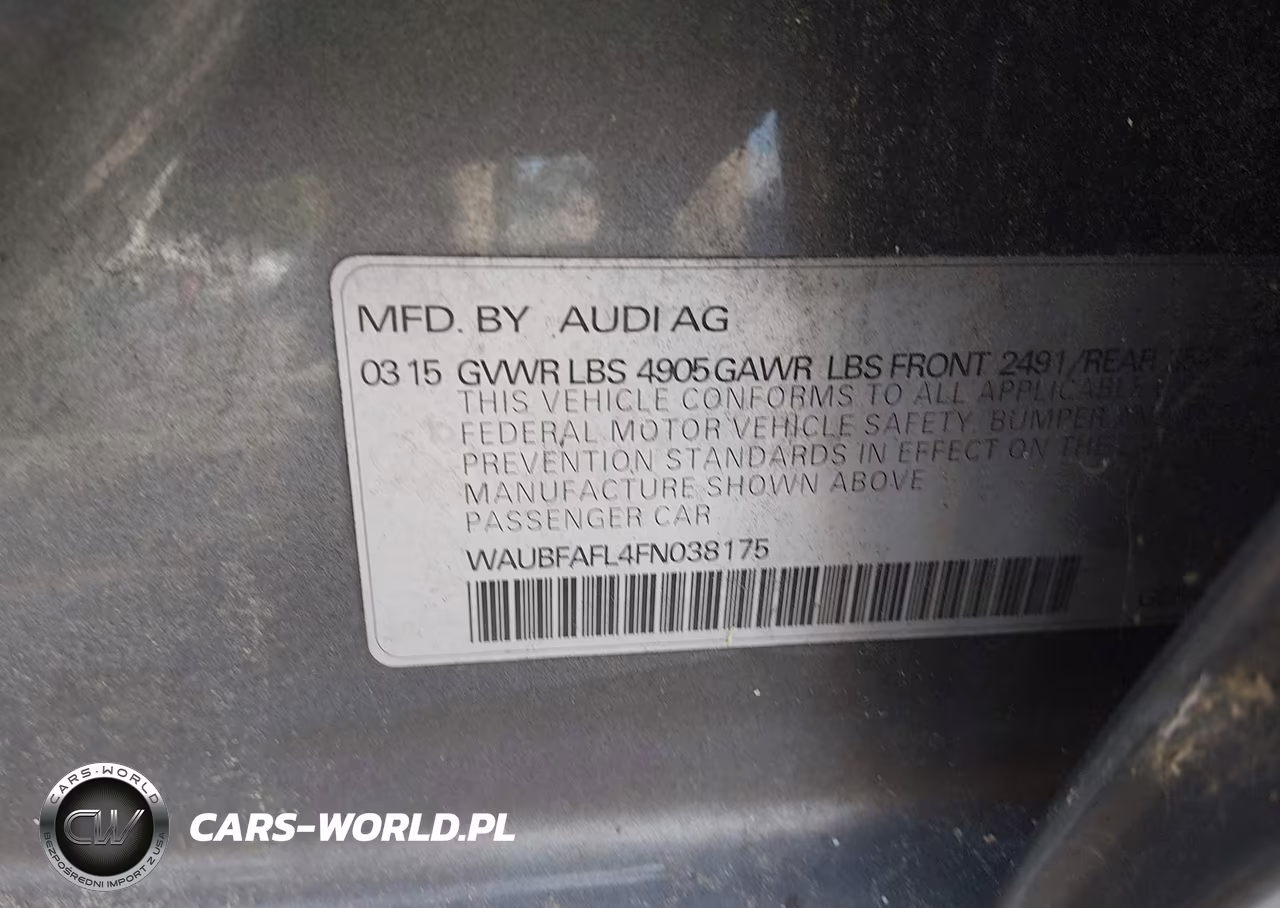 2015 Audi A4 2.0T Premium VIN:WAUBFAFL4FN038175 - 9