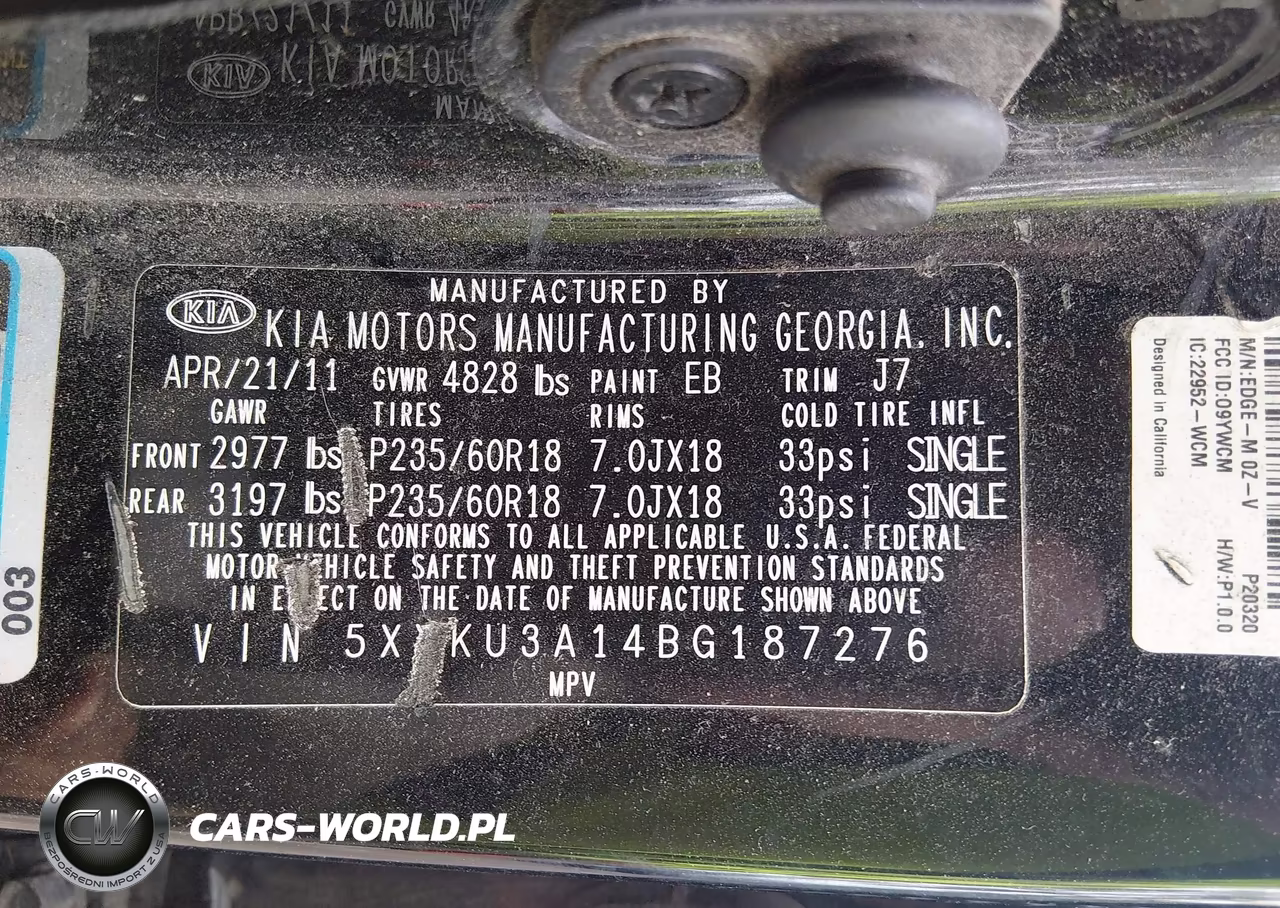 2011 Kia Sorento Ex VIN:5XYKU3A14BG187276 - 9