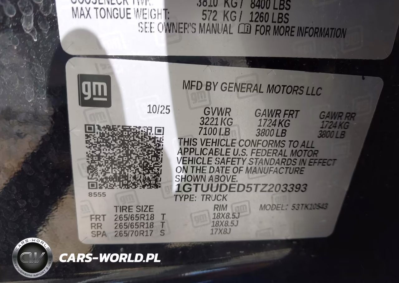 2026 GMC Sierra 1500 , Short Bed, Slt, 4Wd VIN:1GTUUDED5TZ203393 - 9