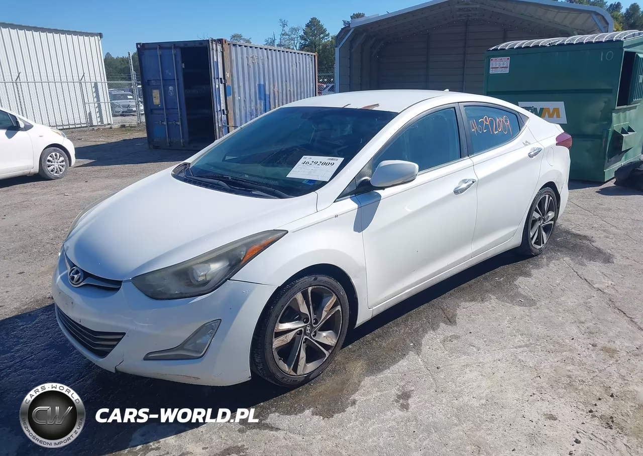 2014 Hyundai Elantra Limited VIN:5NPDH4AE3EH495221 - 2