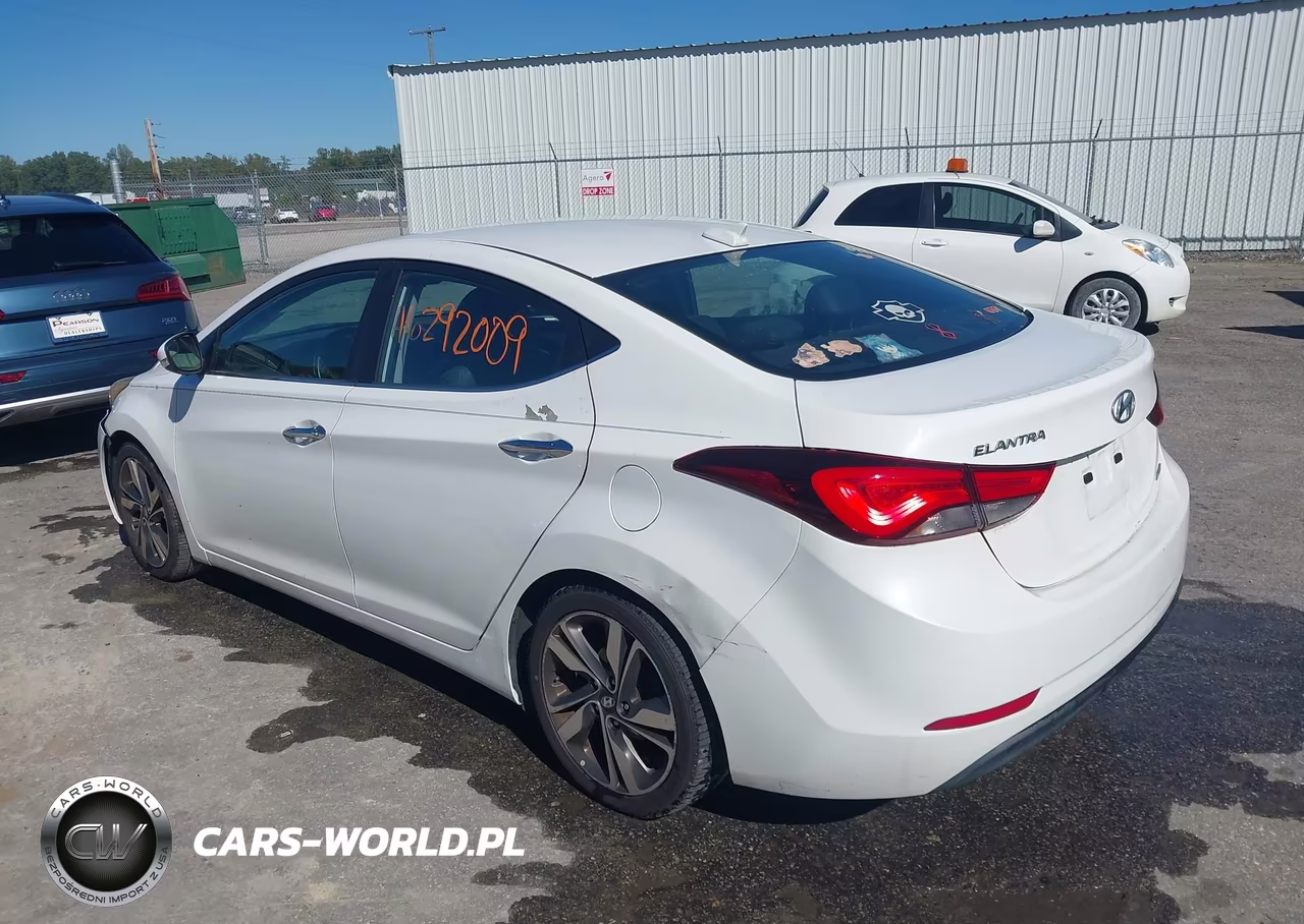 2014 Hyundai Elantra Limited VIN:5NPDH4AE3EH495221 - 3