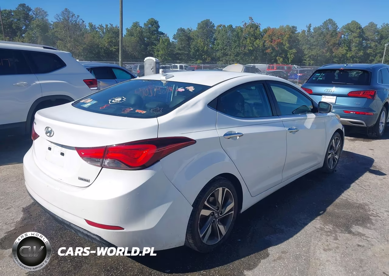 2014 Hyundai Elantra Limited VIN:5NPDH4AE3EH495221 - 4