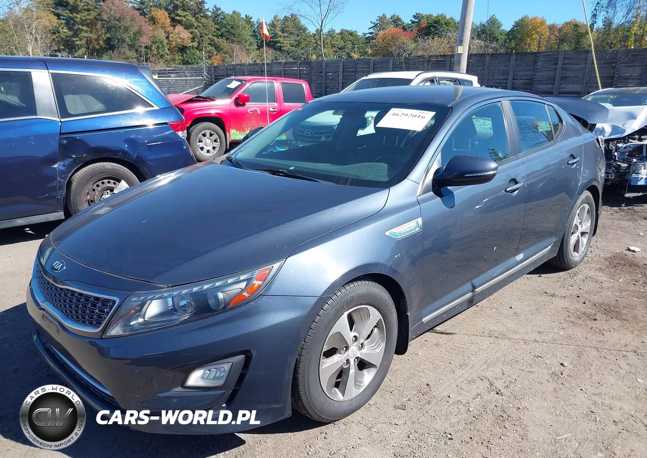 2014 Kia Optima Hybrid Lx VIN:KNAGM4AD8E5064306 - 2