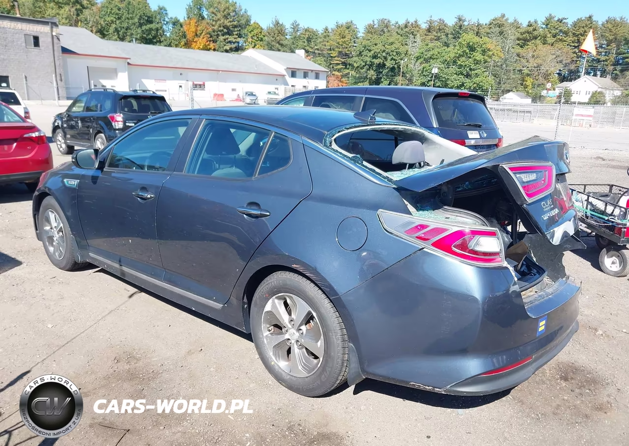 2014 Kia Optima Hybrid Lx VIN:KNAGM4AD8E5064306 - 3
