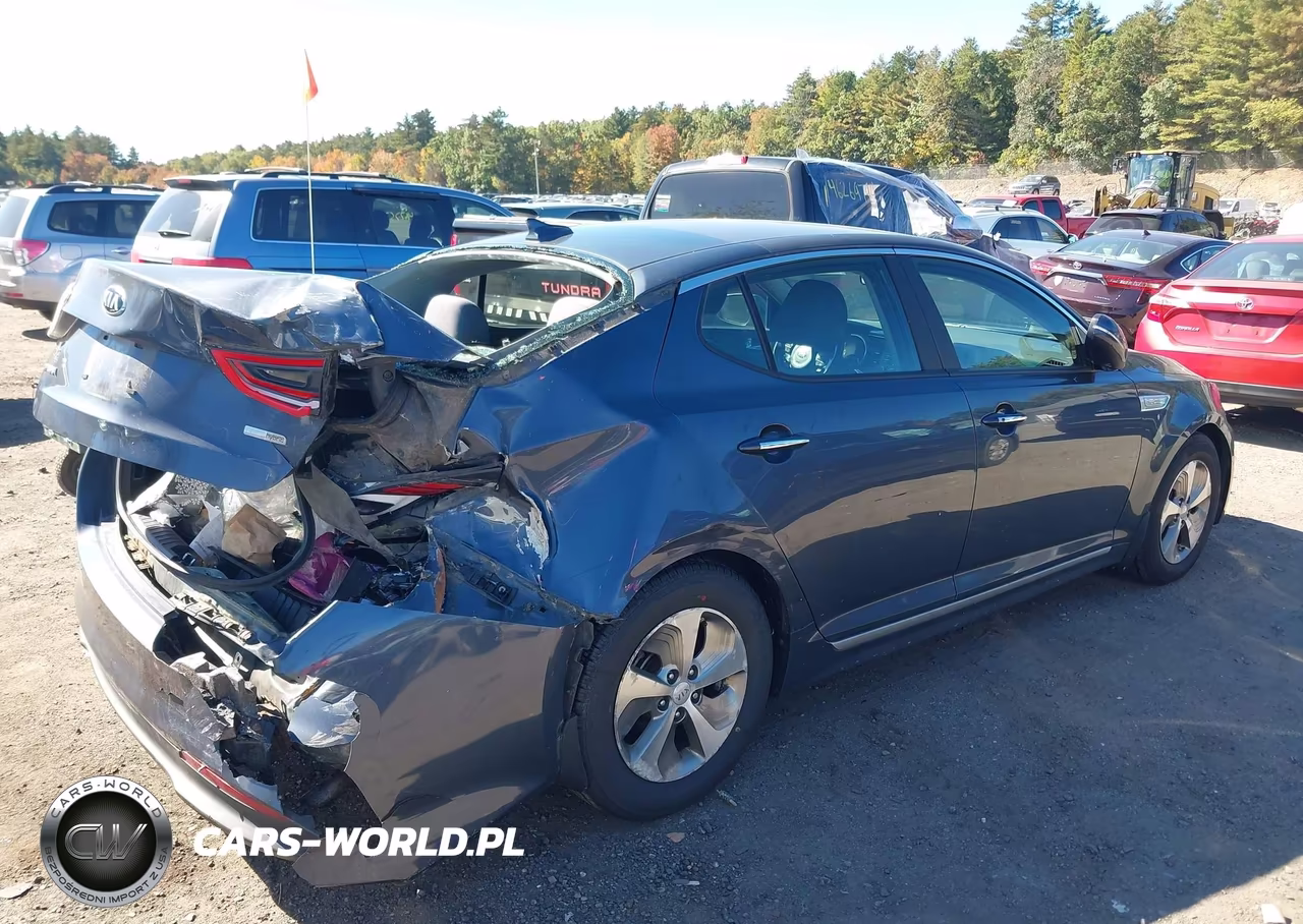 2014 Kia Optima Hybrid Lx VIN:KNAGM4AD8E5064306 - 4
