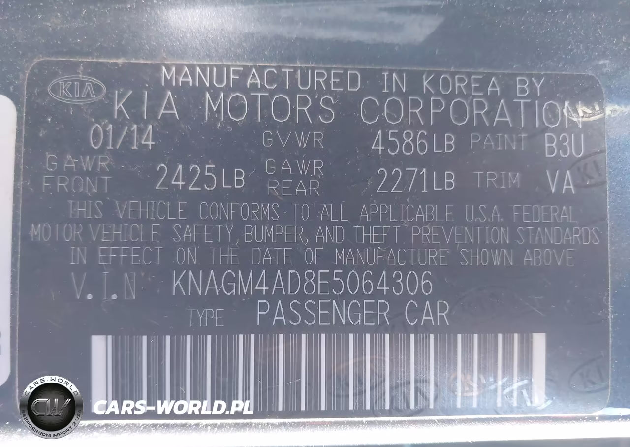 2014 Kia Optima Hybrid Lx VIN:KNAGM4AD8E5064306 - 9
