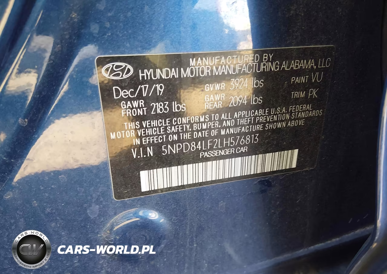 2020 Hyundai Elantra Sel VIN:5NPD84LF2LH576813 - 9