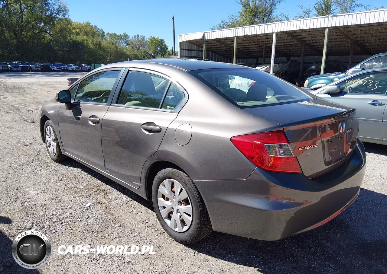 2012 Honda Civic Lx VIN:19XFB2F55CE021179 - 3
