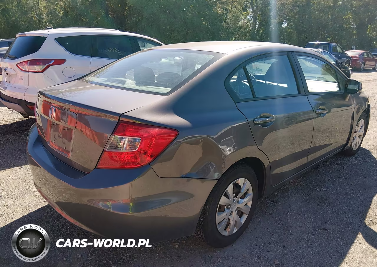 2012 Honda Civic Lx VIN:19XFB2F55CE021179 - 4