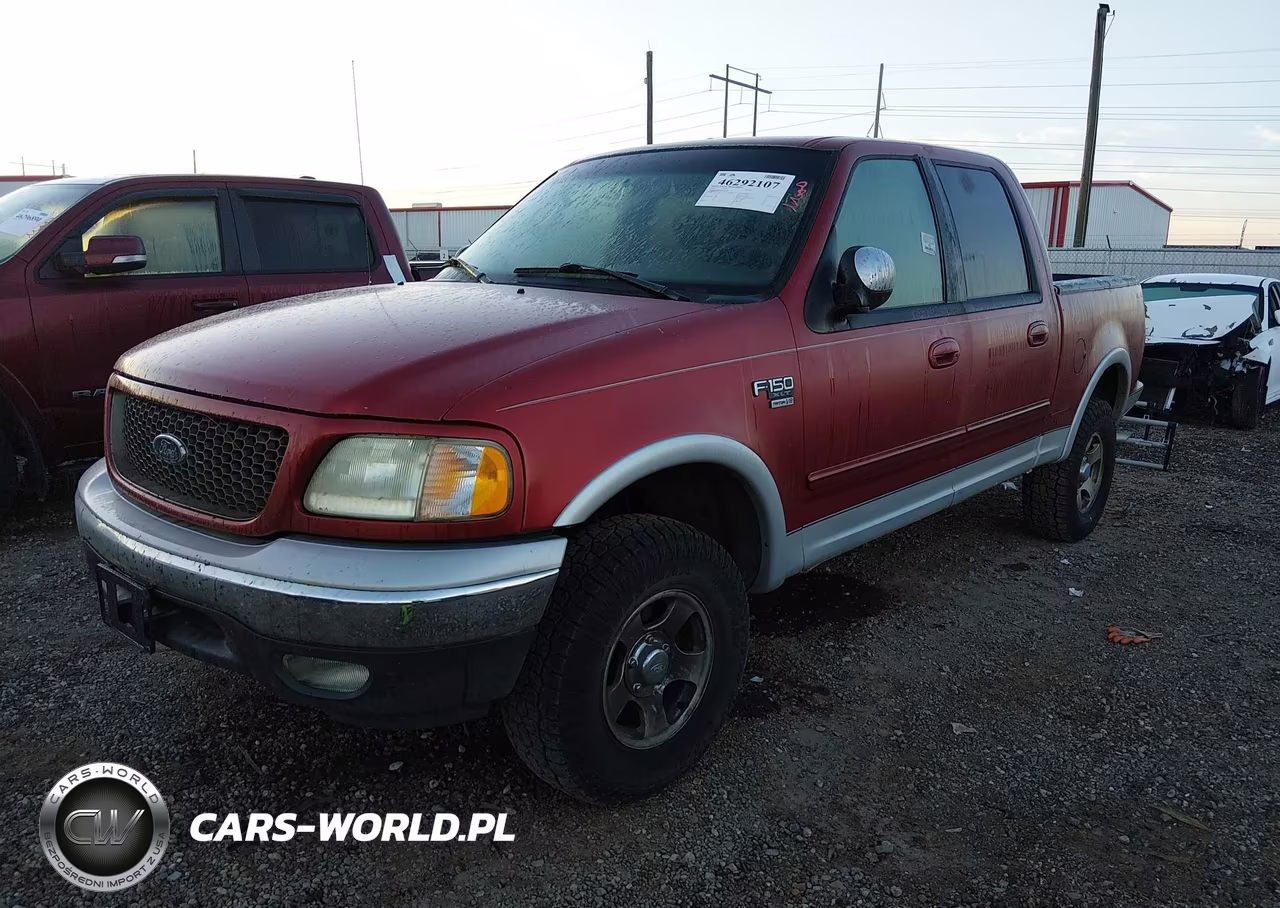 2002 Ford F-150 Lariat-Xlt VIN:1FTRW08L62KD06163 - 2