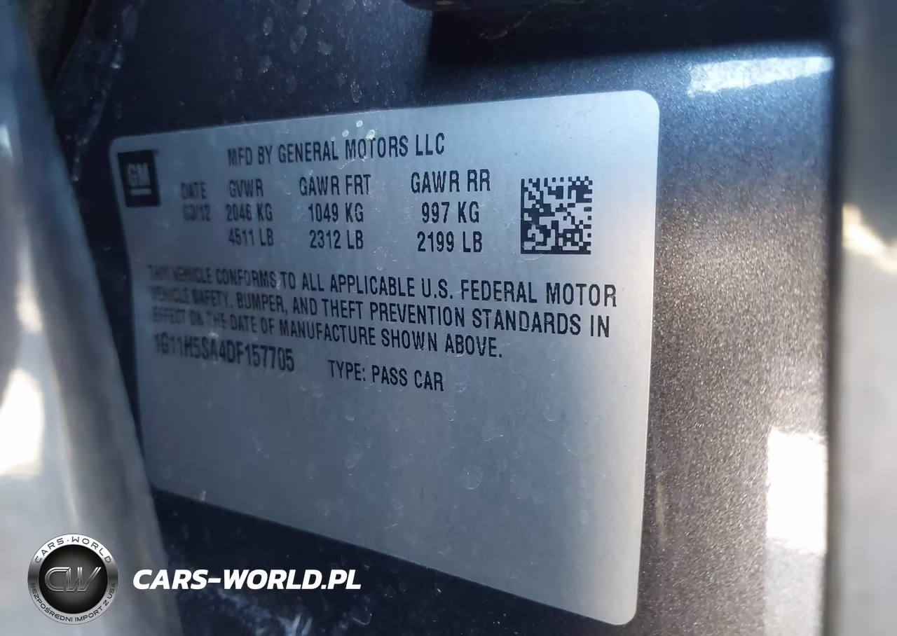 2013 Chevrolet Malibu 1Lz VIN:1G11H5SA4DF157705 - 9