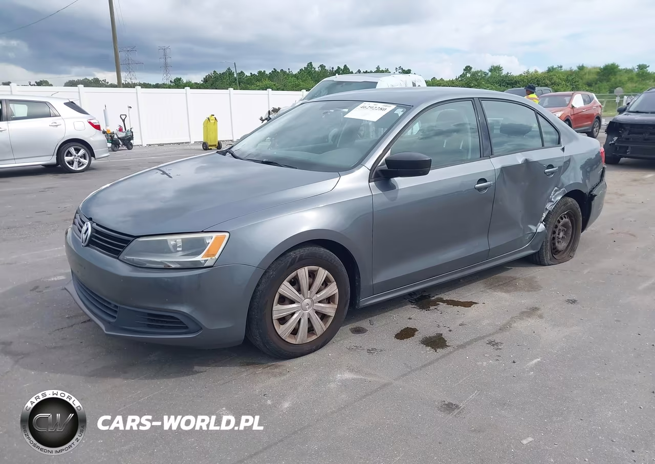 2014 Volkswagen Jetta 2.0L S VIN:3VW2K7AJ7EM217744 - 2