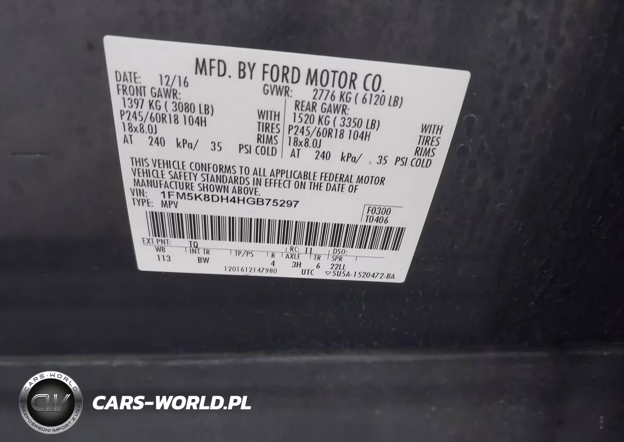 2017 Ford Explorer Xlt VIN:1FM5K8DH4HGB75297 - 9