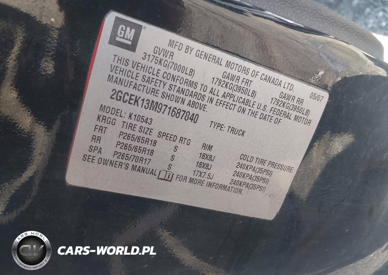 2007 Chevrolet Silverado 1500 Lt2 VIN:2GCEK13M971687840 - 9