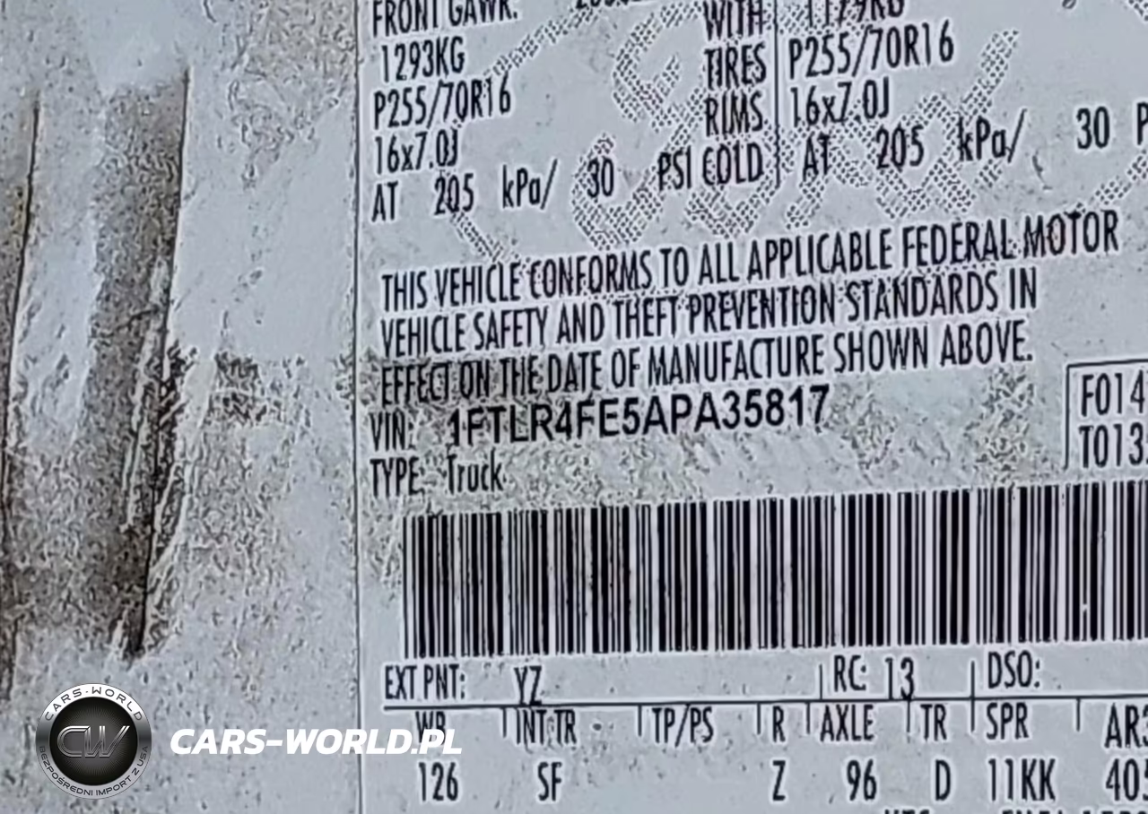 2010 Ford Ranger Sport VIN:1FTLR4FE5APA35817 - 9