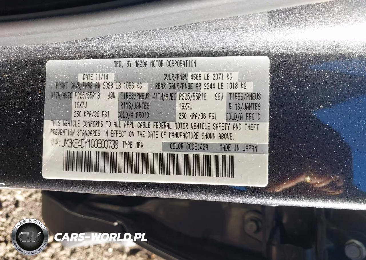 2016 Mazda Cx-5 Grand Touring VIN:JM3KE4DY1G0600738 - 7