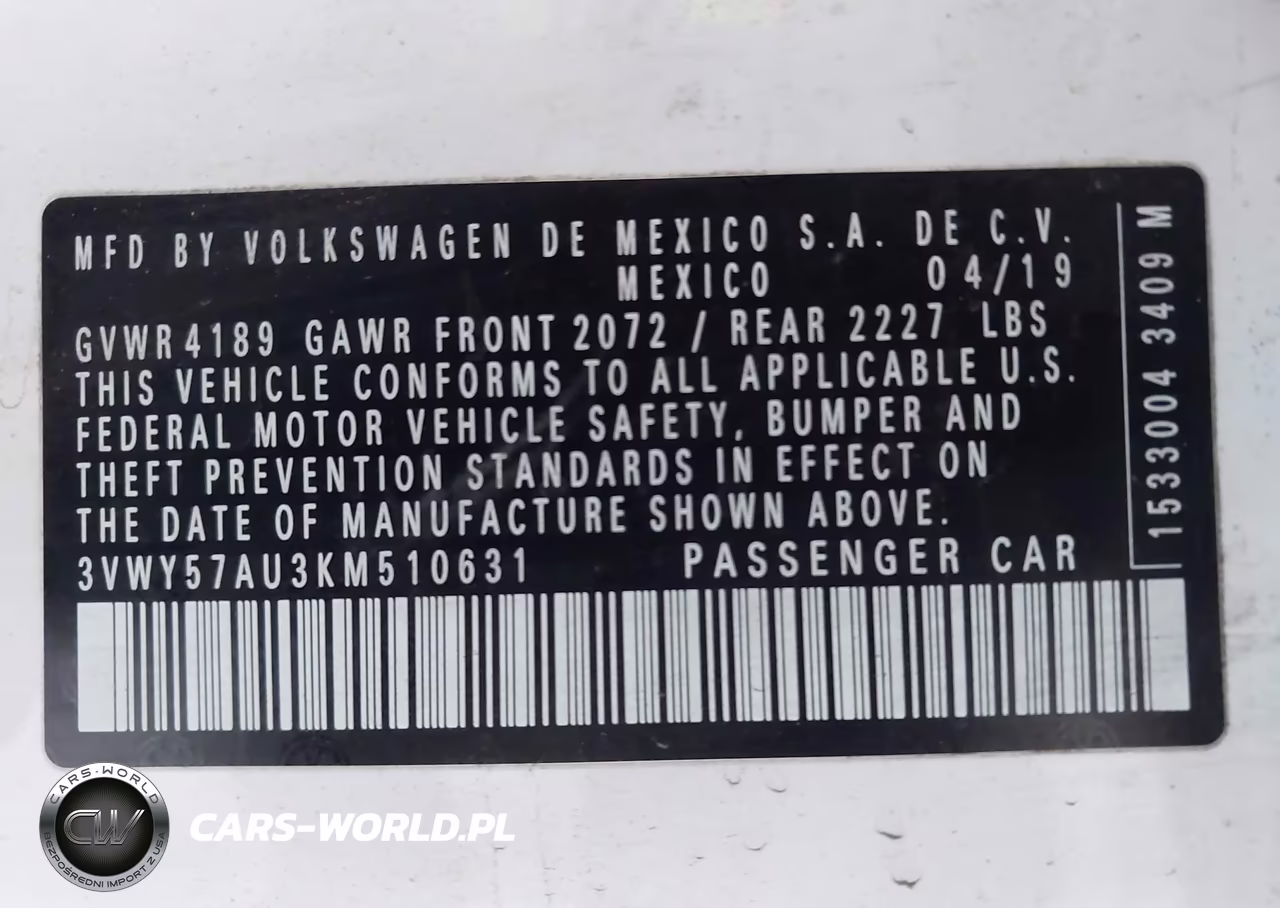 2019 Volkswagen Golf Sportwagen 1.4T S-1.4T Se VIN:3VWY57AU3KM510631 - 9