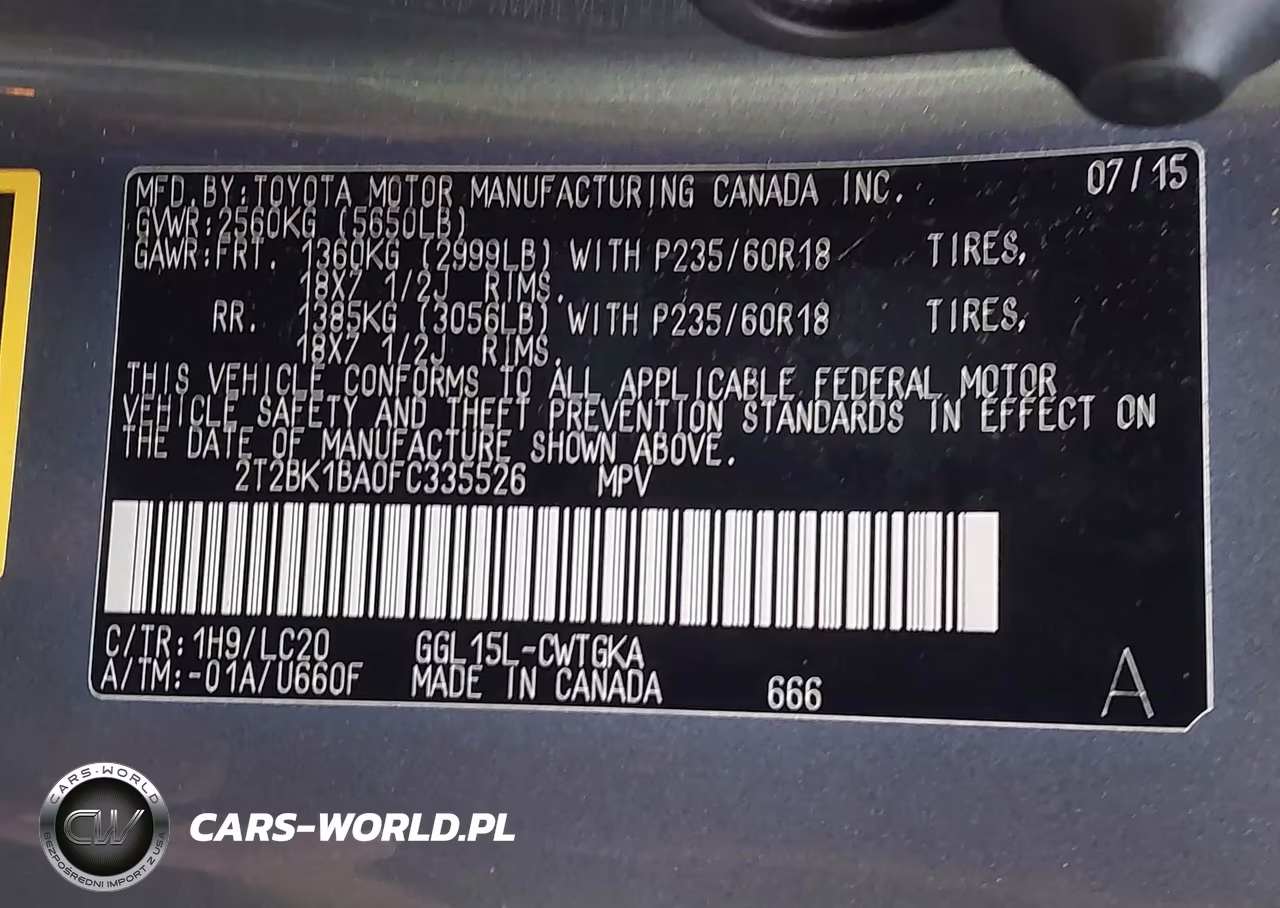 2015 Lexus Rx 350 VIN:2T2BK1BA0FC335526 - 9