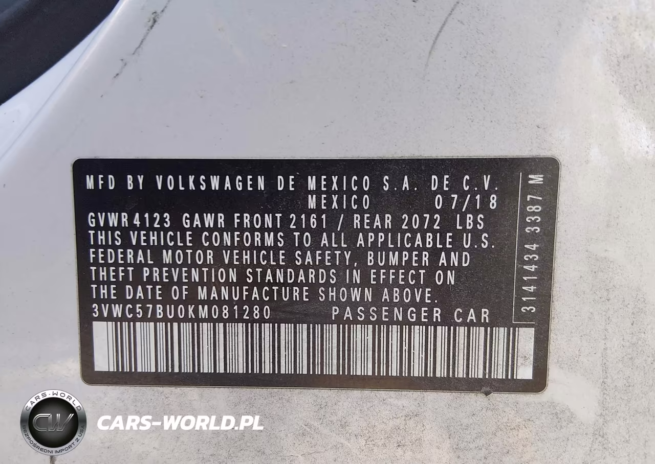 2019 Volkswagen Jetta 1.4T R-Line-1.4T S-1.4T Se VIN:3VWC57BU0KM081280 - 9