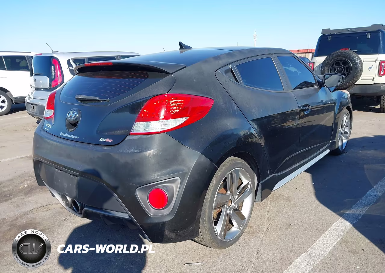 2013 Hyundai Veloster Turbo W-Black VIN:KMHTC6AEXDU134445 - 4