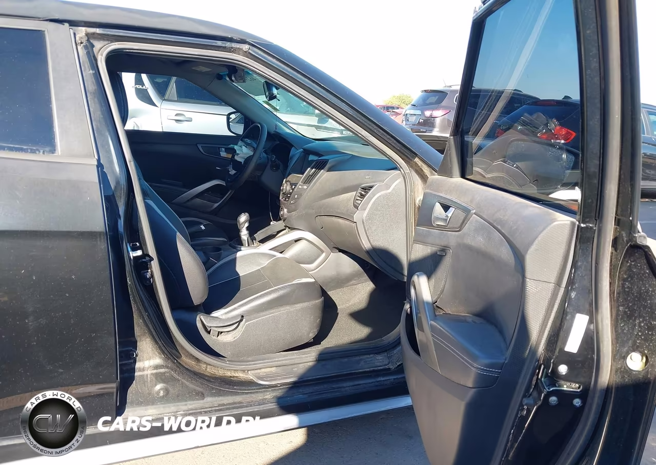 2013 Hyundai Veloster Turbo W-Black VIN:KMHTC6AEXDU134445 - 5