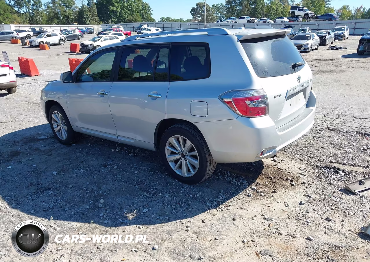 2009 Toyota Highlander Hybrid Limited VIN:JTEEW44A292037188 - 3