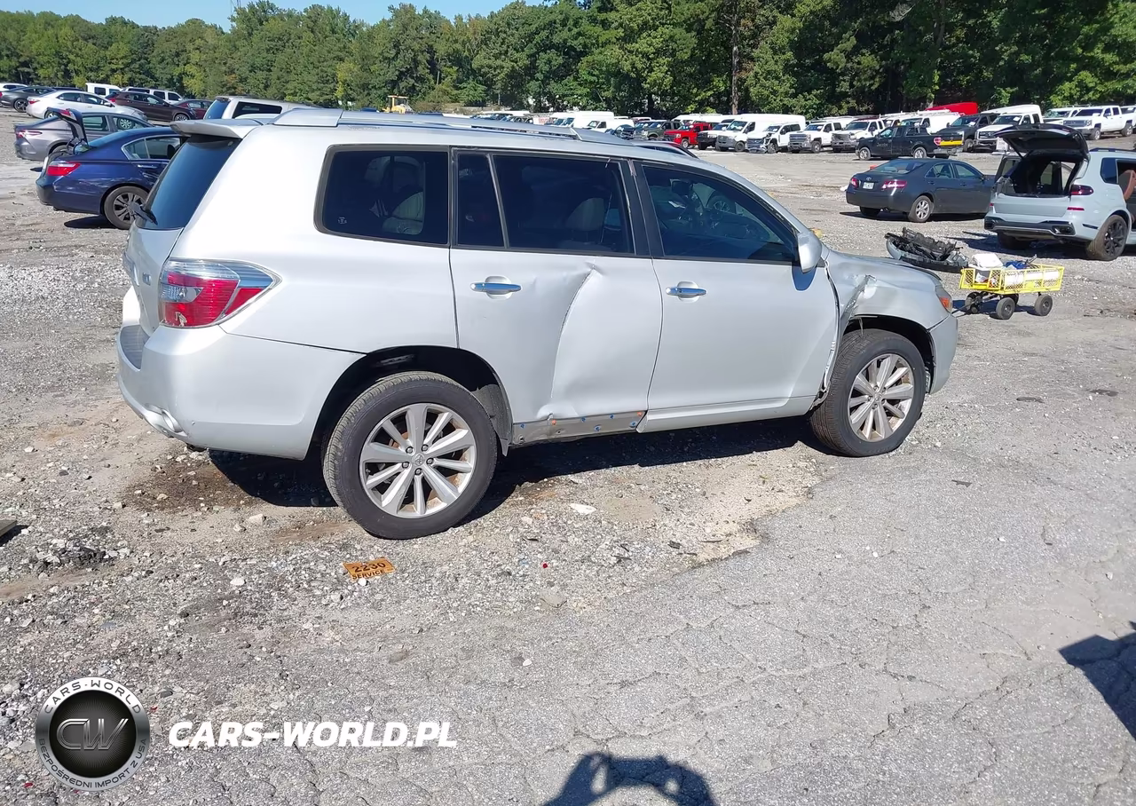 2009 Toyota Highlander Hybrid Limited VIN:JTEEW44A292037188 - 4