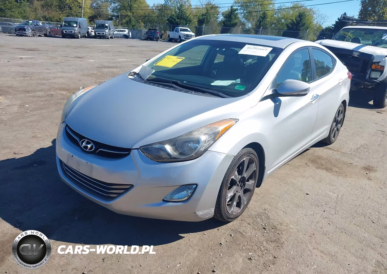 2012 Hyundai Elantra Limited VIN:5NPDH4AE3CH110138 - 2