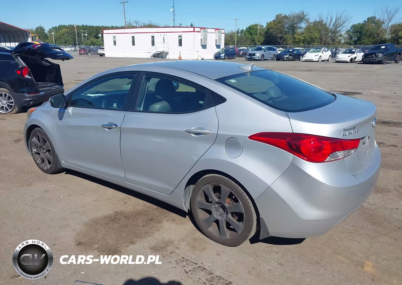 2012 Hyundai Elantra Limited VIN:5NPDH4AE3CH110138 - 3