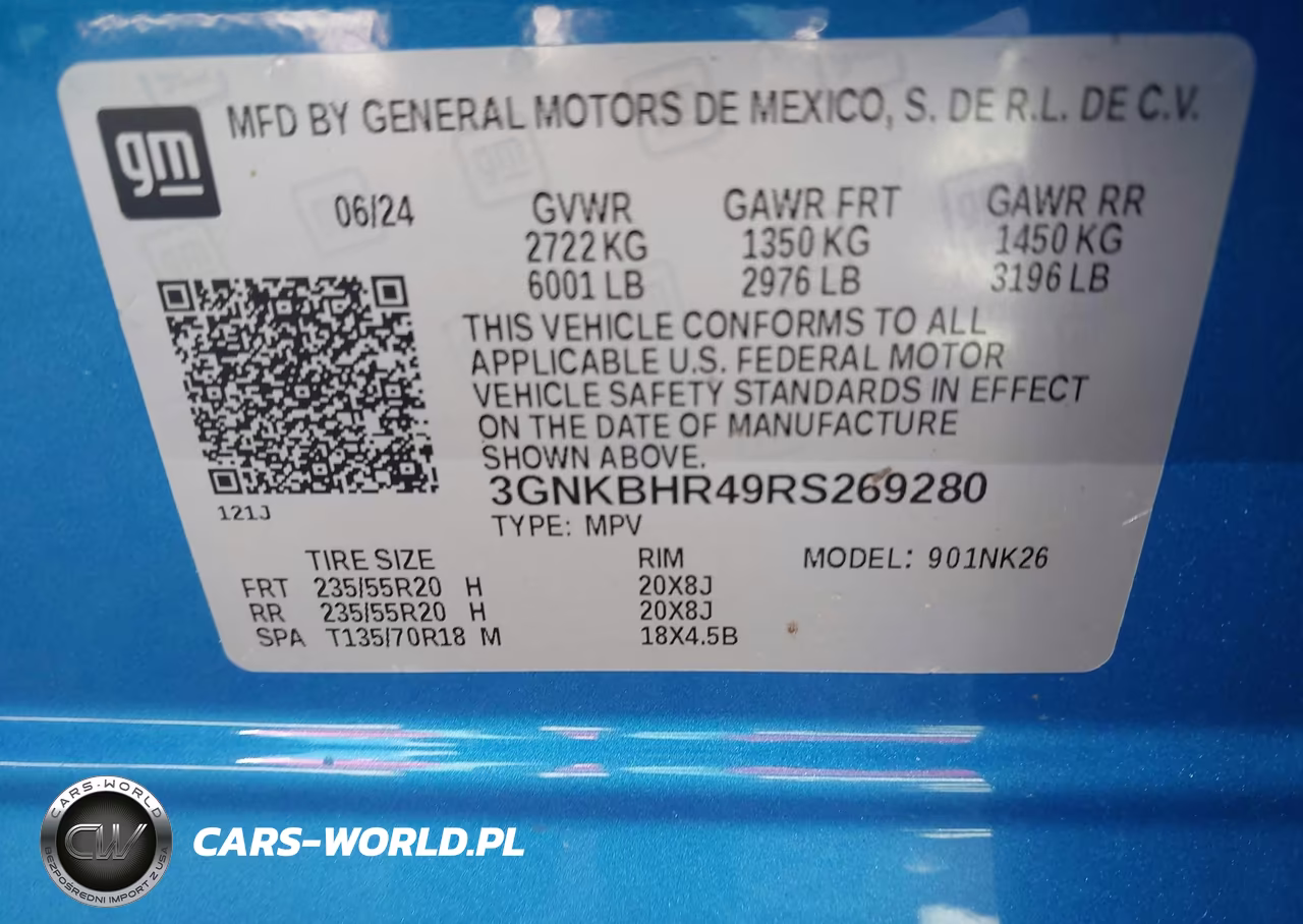 2024 Chevrolet Blazer Awd 2Lt VIN:3GNKBHR49RS269280 - 9